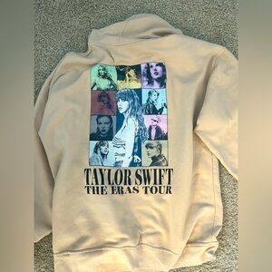 Taylor Swift Eras Tour sweatshirt in tan 
Jon Lauren Apparel